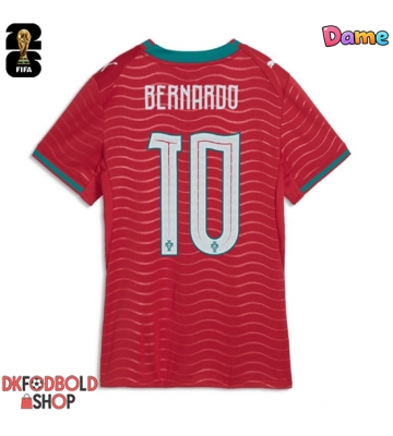 Portugal Bernardo Silva #10 Hjemmebanetrøje Dame VM 2026 Kort ærmer